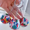 Keychains World Flag Football Keychain Country Soccer Club Sulivra de carro Saco de carros Acessórios Presentes Correntes pendentes keyring J2K5