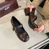 Отсуть обувь Zookerlin Mary Janes Women Platform Lolita Pumps Японская винтажная пряжка для густого каблука.