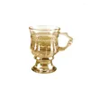 Wine Glasses Amber Mug Vintage Espresso Whiskey Glass Beautiful Decanter Drinkware Relief Cup Coffee