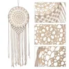 Decoratieve beeldjes geweven Macrame Tapestry Large Boemian Beautiful Cotton Wall Decor voor slaapkamer kinderdagverblijf appartement slaapzaal