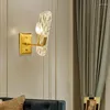 Wall Lamps DLMH Contemporary Brass Lamp Indoor Living Room Bedroom Bedside Retro El Corridor Hallway