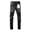 Purple Brand Jeans Fashion High Street High Street Black Hole Ремонт низкоэтажные джинсы размером с 28-40 брюк