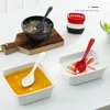 Cuillères 1 régler un grand scoop de fruits à longue poignée mangeant de la cuillère de grade de cuillère remuer la soupe de dessert portable polyvalent