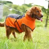 Appareils pour chiens Toison chaude gros vêtements hiver réflective grande veste