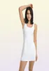 Tennisklänningar Comfort Soft Slim Fit Yoga kläder Utomhus Casual med avtagbar bröstkudde Tenniswear Skin Friendly Sports kjolar 7623291