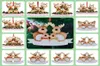 Christmas Reindeer Ornaments Xmas Trees Resin Customized DIY Name Family of 3 5 Gift Hang Decorations Pendant Home Decro5486980