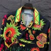 2mens designer skjortor casablanc hawaii skjortor klänning skjorta tryckmönster camicia unisex knapp upp hemdm-3xlqw6