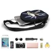 Mochila Bag Sling Axolotls Package Crossbody para andar en bicicleta de viaje