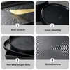 プレートメラミンブラックディナープレート肥厚寿司パン模倣磁器バーベキュー料理