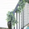 Decorative Flowers Garland Artificial Vines Faux Greenery Wedding Arch Wall Decor 6 Feet Wreath Door Hanging Ornament