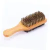 1pc boar boar beristle fristle bristle frush protable bard beard natural brush for facial cleaning matach