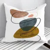 Kudde Abstract Geometric Art Decorative Pillow Case Polyester Throw Case Nordic Living Room SOFA Pudow Case Kussensloop