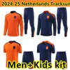 NOUVEAU 24/25 Jersey de l'équipe nationale de Memphis Suite de formation pour les enfants et les adultes 23 24 Vigrl F.de Jong Jogging Training Footbinding Sportswear