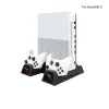 Standlar Xbox Bir / S / XPro Aksesuarları için Xbox Isı Lavabo Tabanı Soğutma Fanı Çift Denetleyici Şarj Dock Dikey Şarj Cihazı Stand