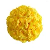 Decorative Flowers 10PC Full Flower Ball Artificial Silk Rose Wedding Table Centerpieces Kissing Marriage Party Decoration Hanging Flori