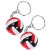 Present Wrap Volleyball Keychains 3st Party Return gynnar Portable Sports Ball Keychain Key Ring