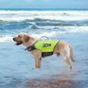 Dog Apparel Summer Pet Life Preserver Jacket Lifejacket Adjustable Buckle Puppy Clothes Dogs Safety Coat For Swimming Boating Surfing