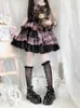 Dress Shoes Punk Black Red Gothic Lolita Shoe Thick Bottom Cosplay Anime Wedge Chunky Heels Cross Buckle Bowknot Fish Pendant Goth