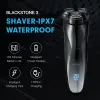 Shavers Enchen Electric Shaver 3D Blackstone 3 IPX7 Razor imperméable humide et sèche à double utilisation Face Batterie Batterie numérique pour hommes