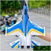 Aircraft Modle Rc Glider Toy Big Size 2.4Ghz 2Ch Foam Epp Material Folding Wing Low Power Outdoor Remote Control Airplane For Childre Dh5Fa