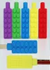 Collier à mastication sensorielle Blocs de construction moelleux Kidy Kids Silicone Monner crayon Topper TETEHT TOY AOTH CHEWing Brick for Kids M1564712584