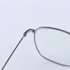 Солнцезащитные очки светло -металлическая рама оптические очки сверхлетные корейские компьютерные очки квадратные очки чистые линзы. Женщины читают очки