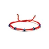 Bracelets de charme Lucky Red String Lucky Red Blue Turkish Evil Ey Eye Plessing Jóias de pulseira para mulheres Presente de aniversário da festa Drop de dhul9