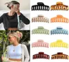 Solid Color Claw Clip barrettes Large Barrette Crab Hair Claws Bath Ponytail Clip For Women Girls Accessories Gift8269831