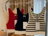 Été designer Stripes T-shirt top crampa Shirts Women Knits Knits Tee Treed Sport Tops Top Woman Vest Yoga Tees Ropamujer Précédent