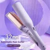 Hair Curling Iron 32mm Deep Wave Curler 4 Temperature Adjustable Fast Heating Crimping Styler Wand for All Style 240410