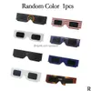 3D Glasses 100Pcs Safe Solar Eclipse Paper Total Observation 4/8/ Outdoor Anti-Uv Viewing 240411 Drop Delivery Electronics Home O Dhkk4