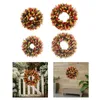 装飾的な花玄関のためのクリスマスリース冬の休日の花輪装飾屋内屋外の装飾クリスマス