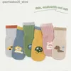Kids Socks Cute baby socks with rubber anti slip floor socks in the middle tube suitable for cotton newborns infants young children boys and girls socks aged 0-5 Q240413