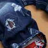Modeheren scheurden korte jeans merk kleding Bermuda zomer 90% katoenen shorts ademende denim shorts mannelijke maat 28-38 240409