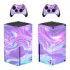 Stickers marmeren stenen stijl huidsticker sticker cover voor xbox -serie x console en 2 controllers xbox -serie x huidsticker vinyl