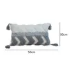 Kussen 45x45cm Cover Cotton Tassel Pillowcase Getuft Beige Decoratieve modieuze worp voor Sofa Bed Home Decor