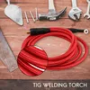 Bowls WP9F 4M Red Super Soft Hose Braided Air-Cooled Complete TIG Welding Torch 35-70 Connector