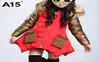 Kids Girls Winter Jacket with Fur Collar Parka Clothes Baby Warm Hooded Cotton Coats Big Size 4 6 8 10 12 14 Years 2011029654397