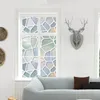 Adesivos de janela manchados janelas de vidro estático adesivo de adesivo Filmed Decal