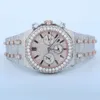 Luxe die er volledig uitziet, bekijk Iced Iced for Men Woman Top vakmanschap uniek en dure Mosang Diamond 1 1 5a horloges voor hiphop industrieel luxueuze 5401