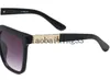 Retro lyxdesigner 4318 stora ramsolglasögon unisex polariserande UV400 skyddande lins solglasögon