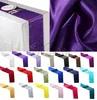 10PCS Satin Table Runners Wedding Party Event Decor Supply Satin Fabric Chair Sash Bow Table Cover Tablecloth 30cm275cm T2001076708440