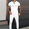 I pantaloni per maniche da uomo estate europea e americana si adattano a sport casuali alla moda snello sport casual 240408