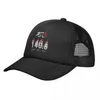 Ballkappen 140,6 Distanz Triathlon Triathlet Trucker Hip-Hop Sun Hut Sport Cap Verstellbarer Schnappernetz Baseball Sommer