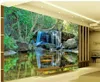 Fonds d'écran 3D Murales Papin d'écran pour le salon Waterfall Landscape Custom Po Mural Home Decoration