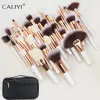 Kits caliyi 40 -st make -upborstels zachte make -upgereedschap cosmetisch poeder oogschaduw foundation concealer blush blending detail wenkbrauw