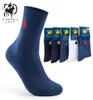 Högkvalitativ mode 5 parskilot Brand Pier Polo Casual Cotton Socks Business Socks Brodery Men039 Tillverkare Whole5403172