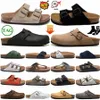 Дизайнерские сандалии Birkibuc Slipper Speed Leble Spee Soft Clogs Bostons Slippers Sandal Slides Mens Slide Slog