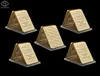5PCS UK LONDON REPLICA FINE GOLD 999 1 OUNCE TROY JOHNSON MATTHEY CRAFT ASSAYER REFINERS BARCOIN COLLECTIBLE2365387