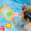 Игрушки для ванны детские рыбалки для ванны с акулами/жирафом Граббер-родительская интерактивная игра детская игра для водяных ванн в бассейне 240413